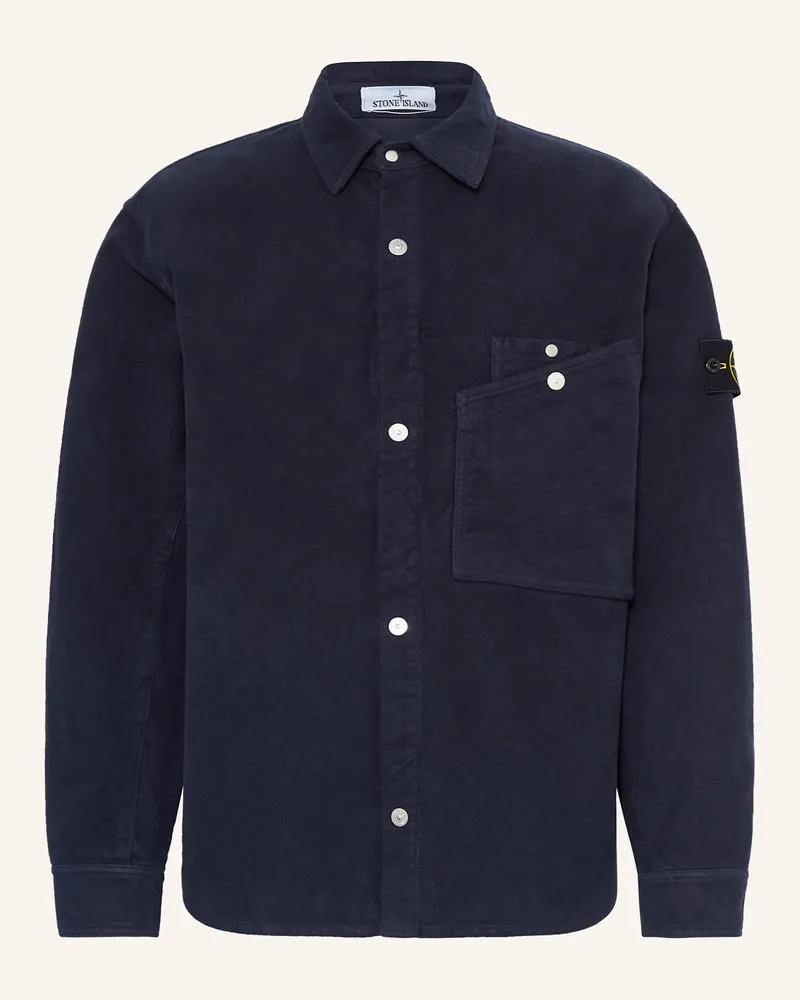 Stone Island Overshirt Dunkelblau