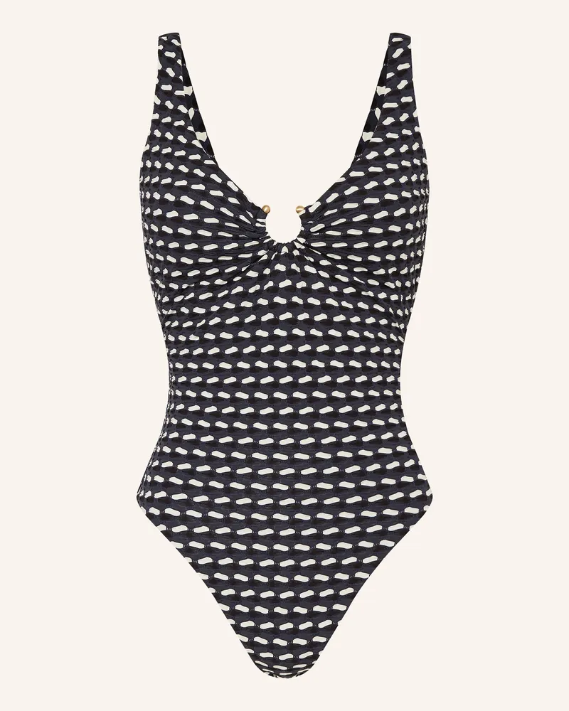 Seafolly Australia Badeanzug Mala schwarz Dunkelblau