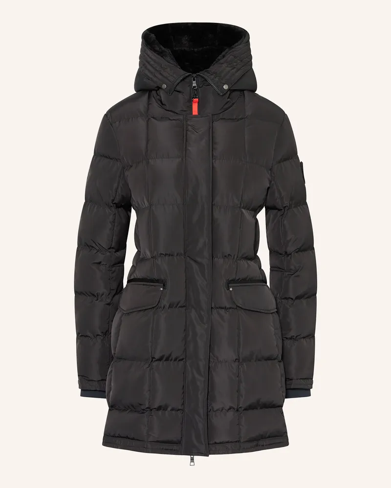 No. 1 Como Steppmantel schwarz Schwarz