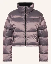 Calvin Klein Steppjacke mit abnehmbaren Ärmeln Lila