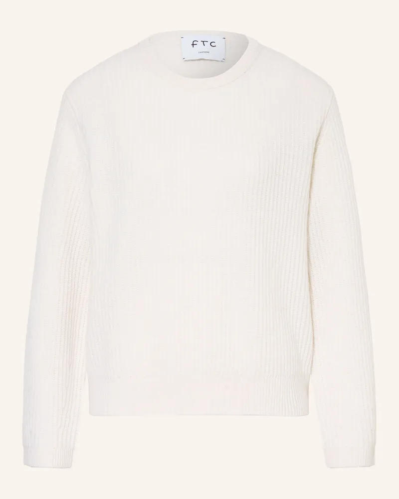 FTC Cashmere Cashmere-Pullover weiss Weiss