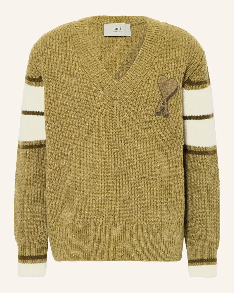 AMI Paris Pullover Ecru