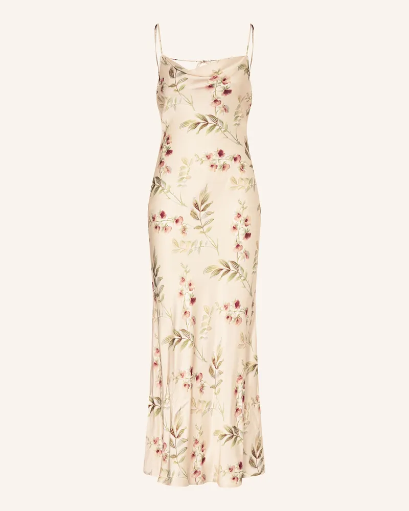 Faithfull The Brand Kleid Yolaine weiss Hellorange