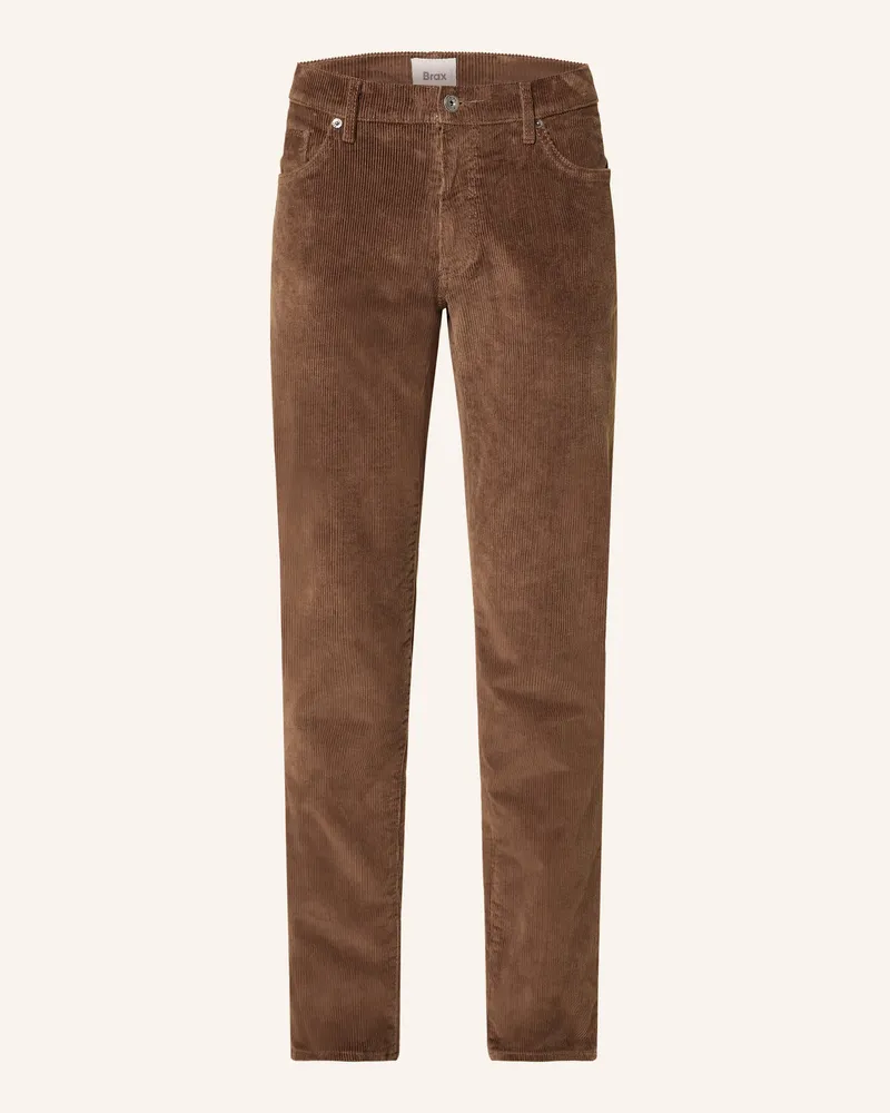 Brax Cordhose CADIZ Straight Fit Braun