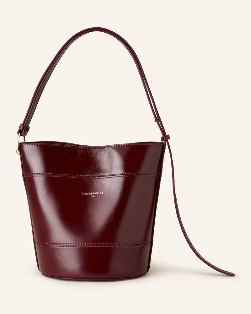 Claudie Pierlot Handtasche Dunkelrot