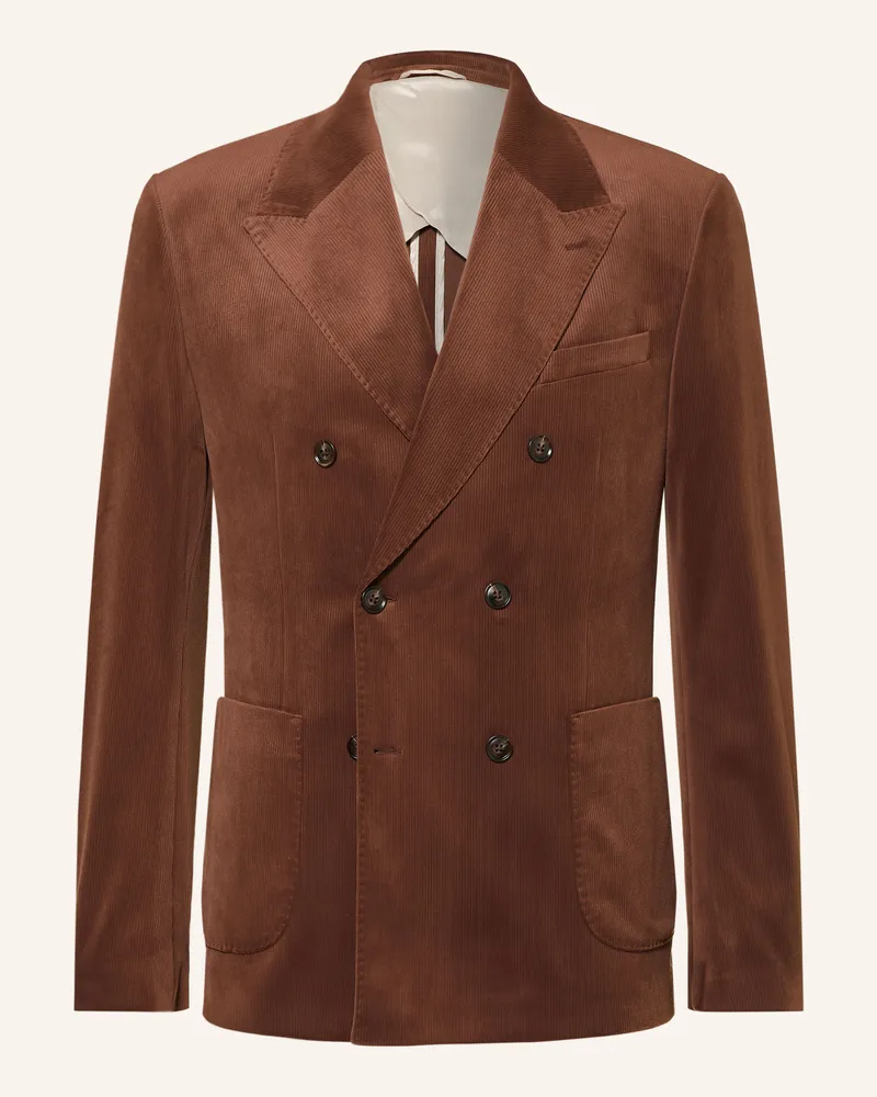 paul Cordsakko Slim Fit braun 850
