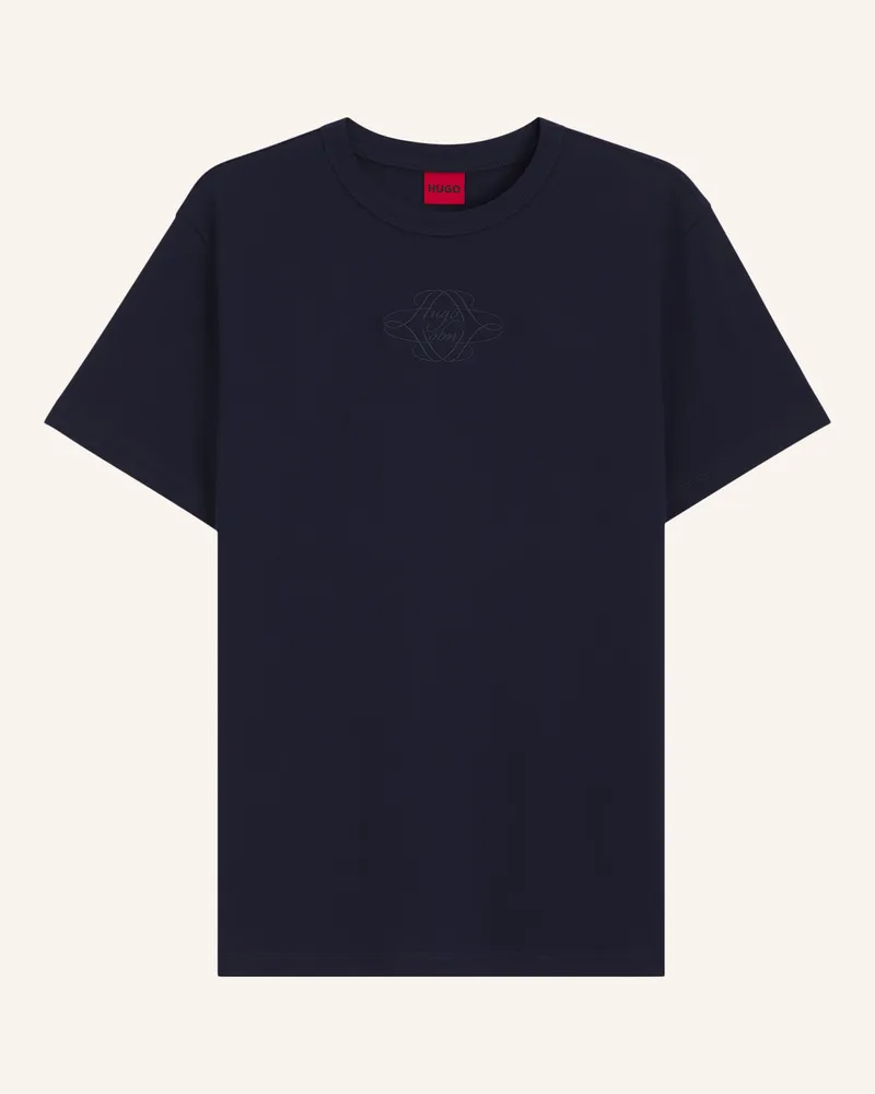 HUGO BOSS T-Shirts Damacia_8 Regular Fit blau Blau