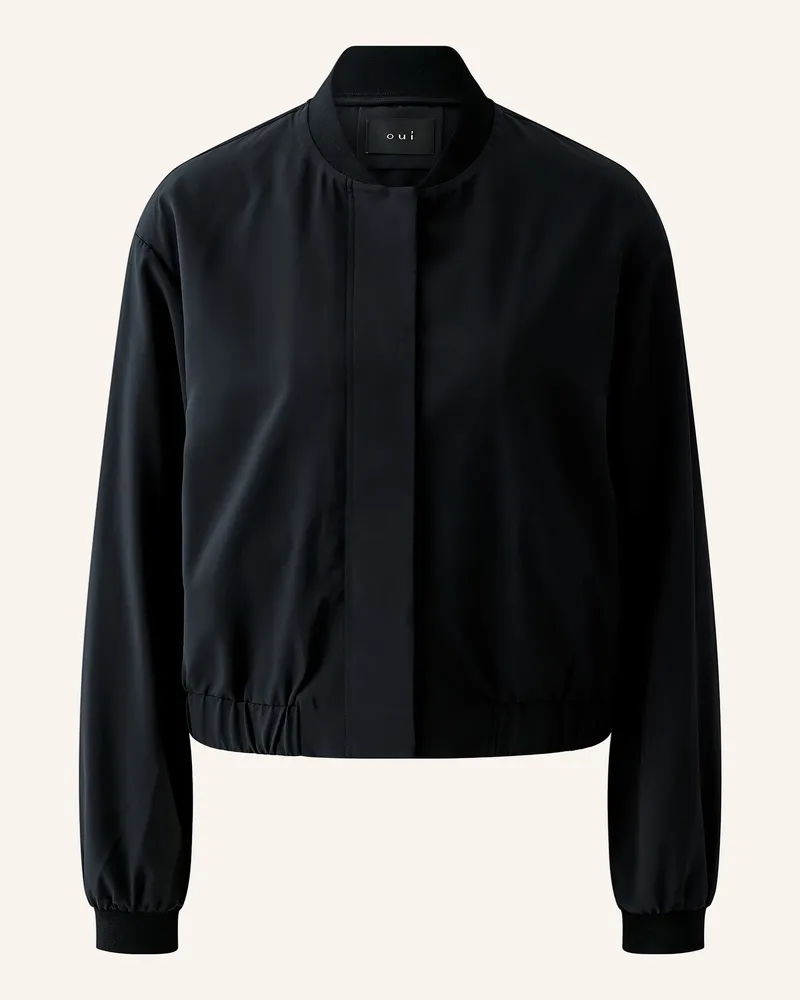 Oui  Blouson schwarz Schwarz