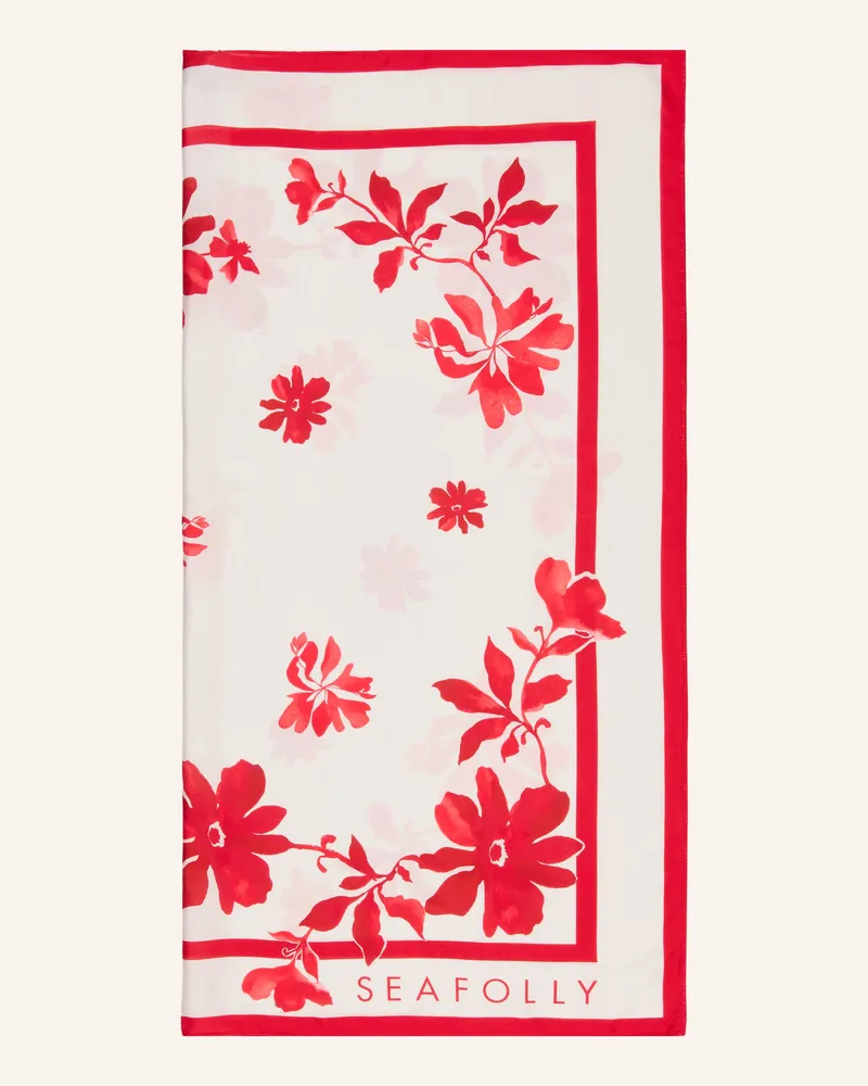 Seafolly Australia Tuch Mayflower Mit Seide rot Rot