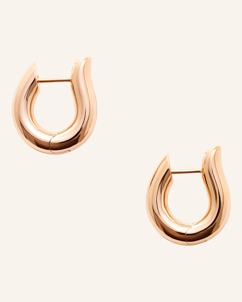 TAMARA COMOLLI Ohrstecker SIGNATURE OHRSTECKER HOOP MEDIUM 18K Roségold 18K Roségold Roségold