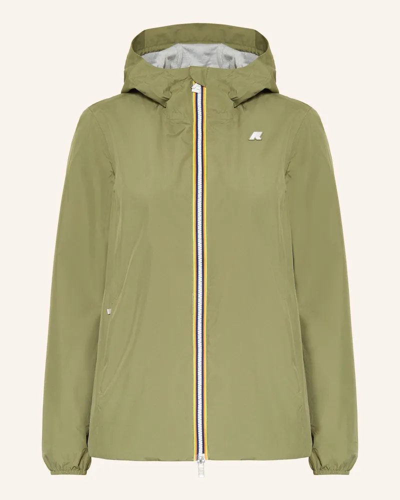 K-Way Jacke Marguerite gruen Oliv