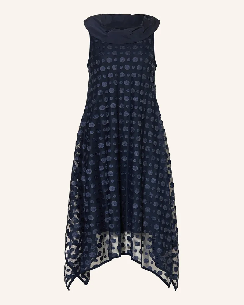 Joseph Ribkoff Mesh-Kleid Dunkelblau