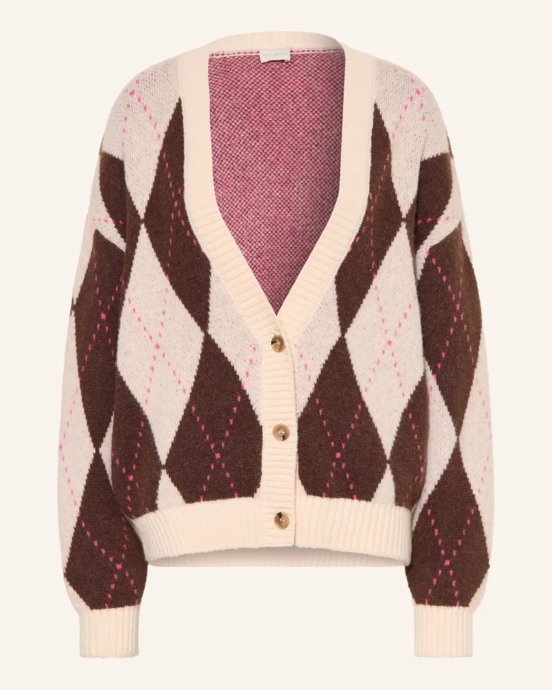 Milano Italy Strickjacke braun Dunkelbraun