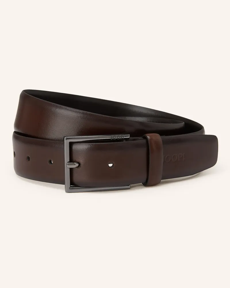 JOOP! Ledergürtel Dunkelbraun