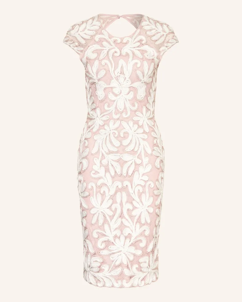 Phase Eight Plisseekleid Karima Mit Glitzergarn rosa Creme