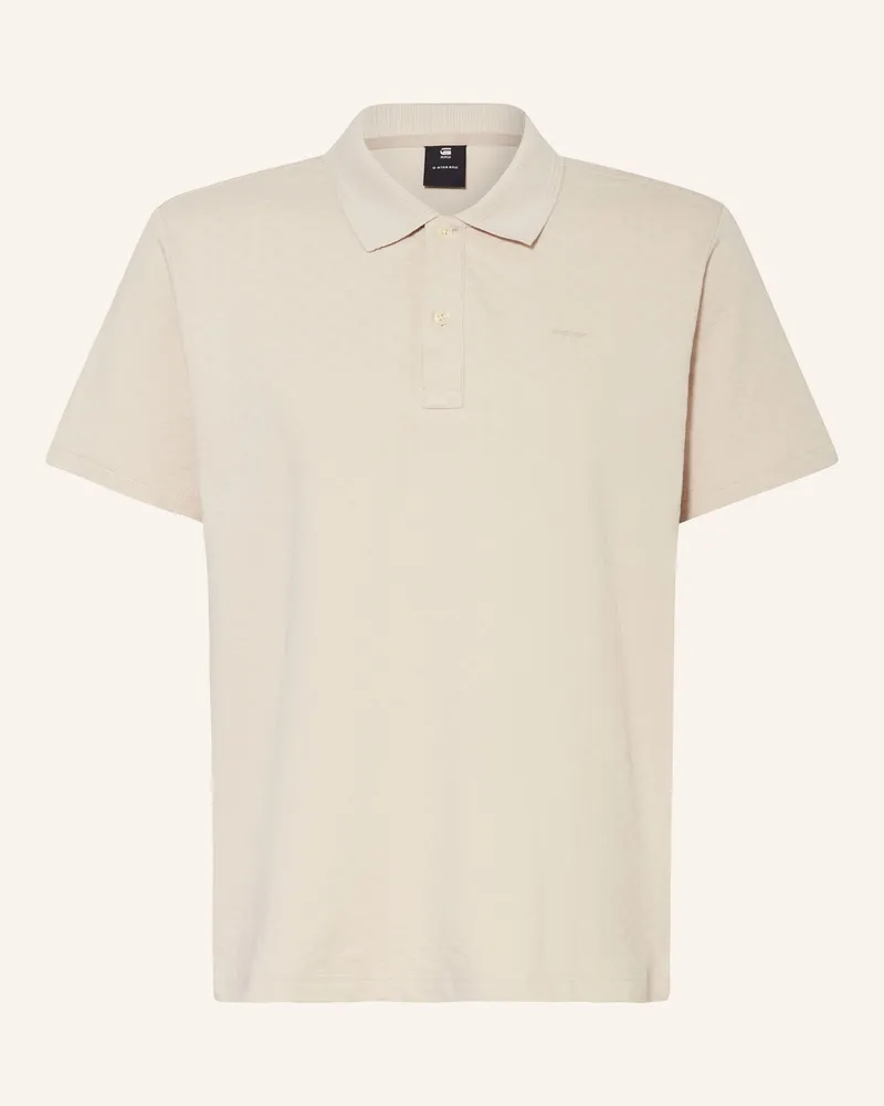 G-STAR RAW Jersey-Poloshirt beige Creme