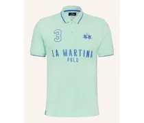 La Martina Piqué-Poloshirt Regular Fit Blau