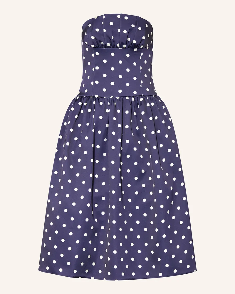 Self-Portrait Off-Shoulder-Kleid Dunkellila