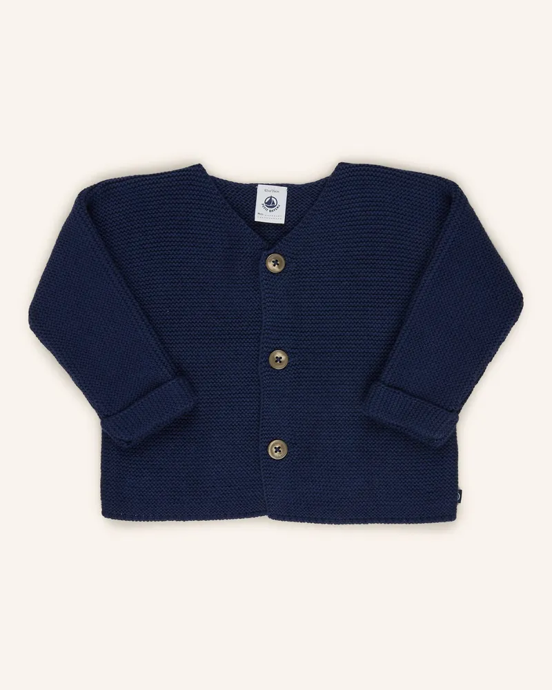 Petit Bateau Strickjacke Dunkelblau