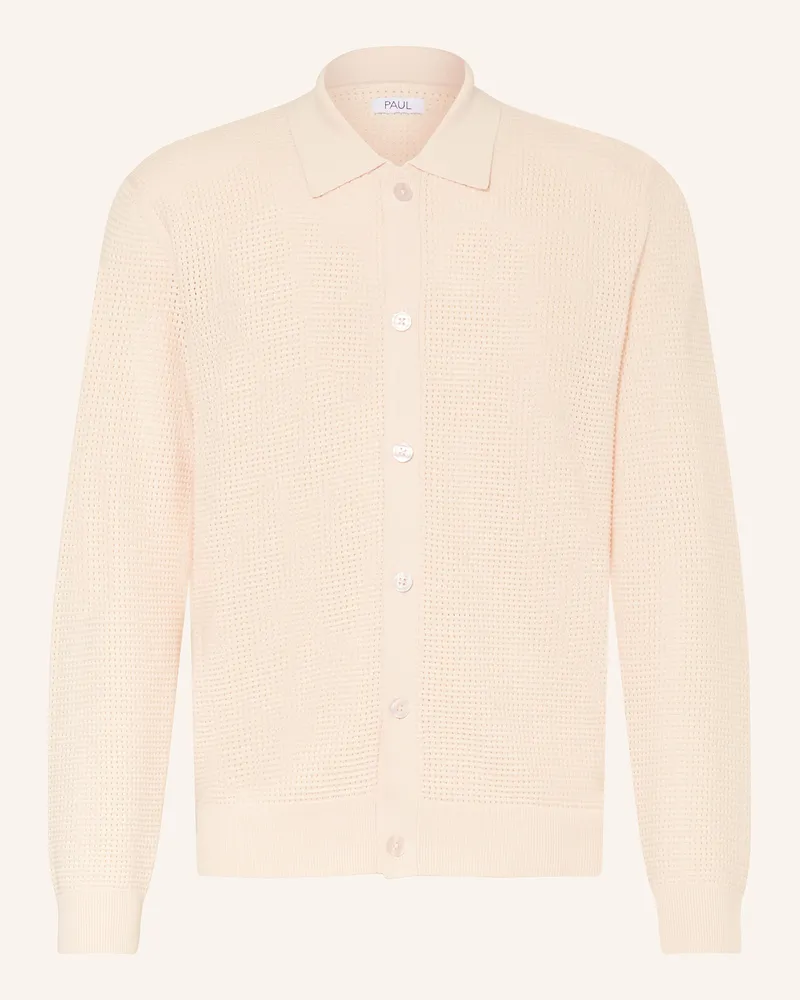 paul Strickjacke Ecru