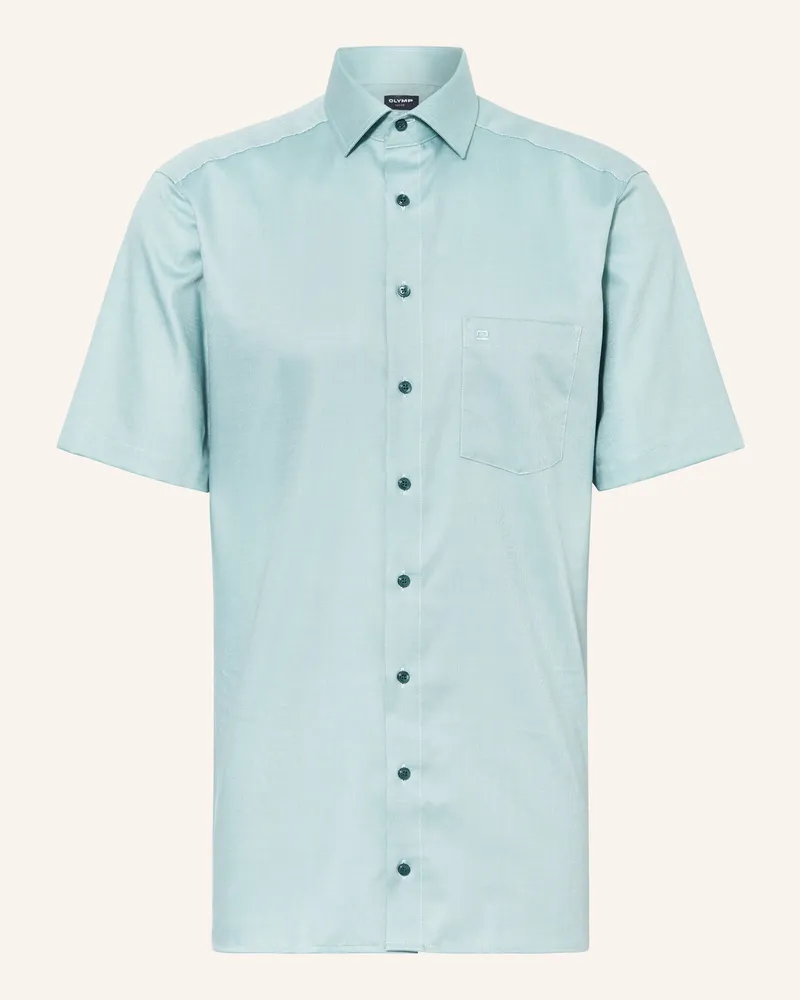 Olymp Kurzarm-Hemd Luxor Modern Fit gruen Grün