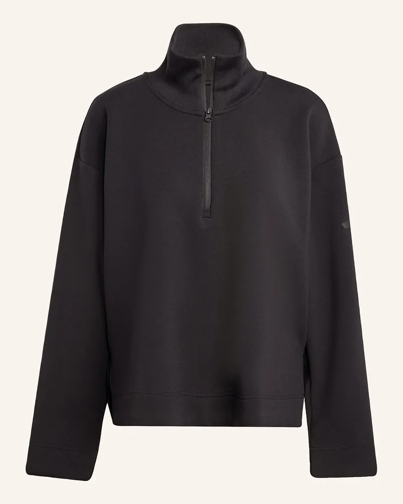adidas Troyer SOFT LUX QUARTER ZIP Schwarz