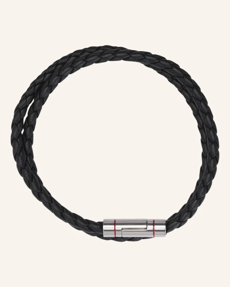 HUGO BOSS Armband E-DOUBLEBRAID2-BRA Schwarz