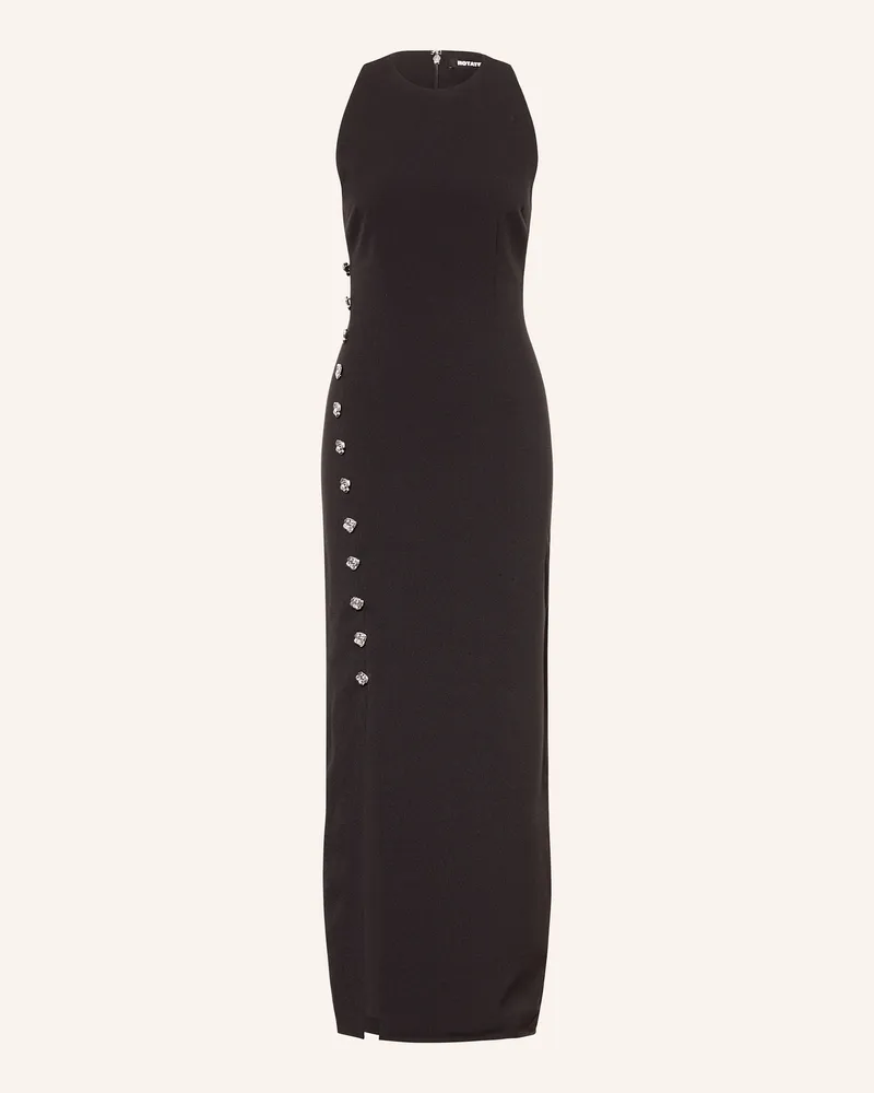 ROTATE Birger Christensen Kleid schwarz Schwarz