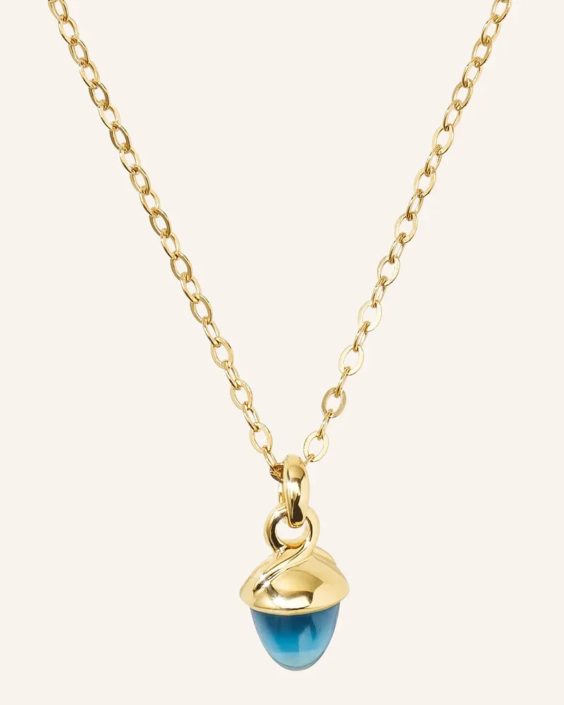 TAMARA COMOLLI Halskette NECKLACE 'MYMIKADO' WITH SWISS TOPAZ aus 18 Karat Gelbgold mit Swiss Topas Gold