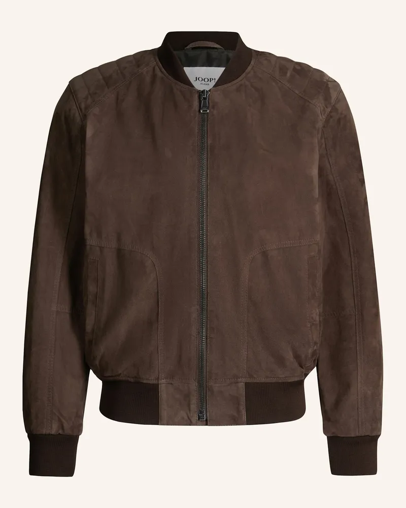 JOOP! Lederjacke braun Dunkelbraun