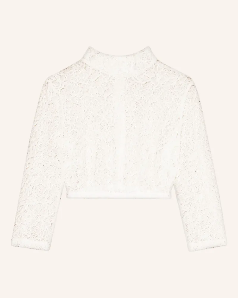 KINGA MATHE Dirndlbluse Liliana Mit 3/4-Arm weiss Weiss