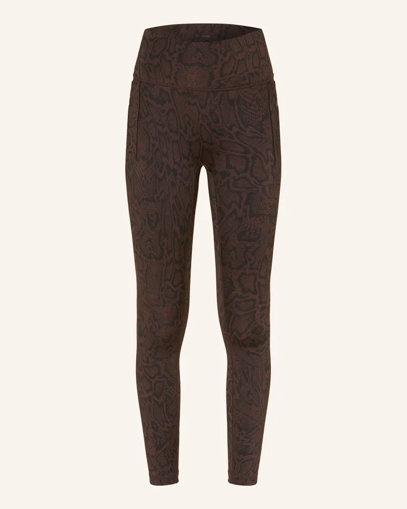 adidas Tights Optime Primelift braun Dunkelbraun