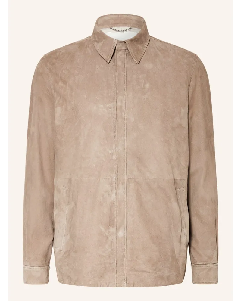 Drykorn Lederjacke SELETON Beige