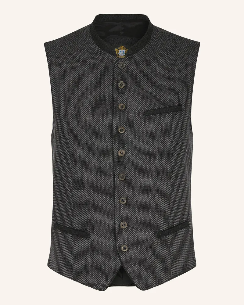 Hammerschmid Trachtenweste RUDI Slim Fit Grau