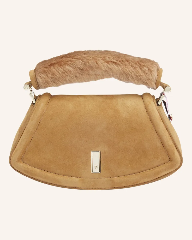 HUGO BOSS Umhängetasche ARIELL BOSS X STEIFF Beige