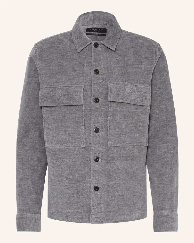 AllSaints Overshirt Hawker grau Grau