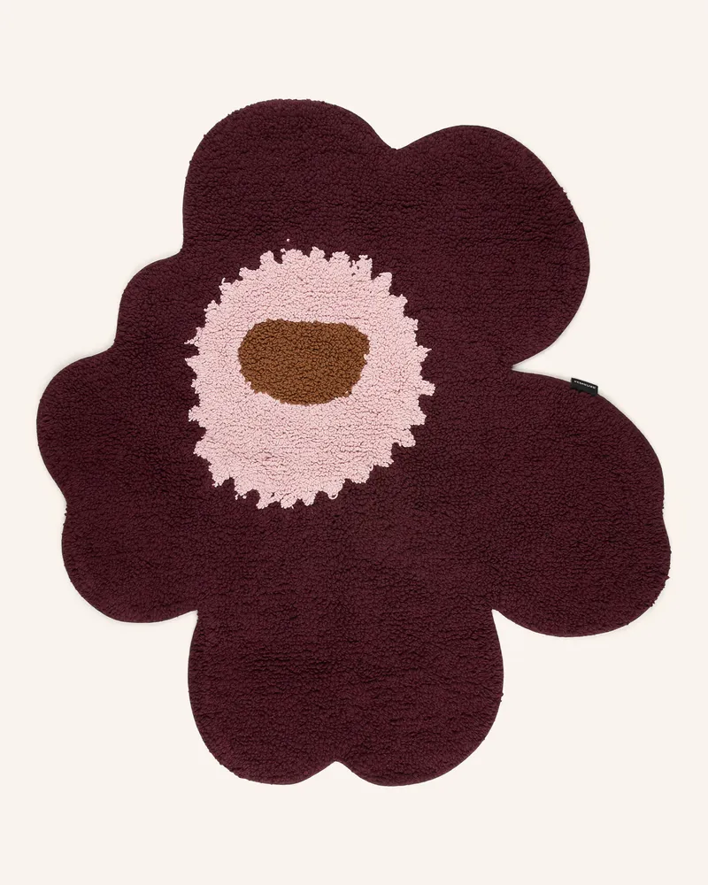 Marimekko Badematte Unikko lila Dunkellila