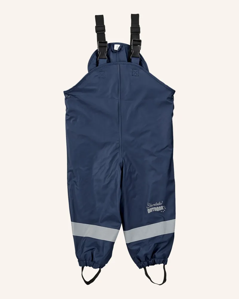 Sterntaler Regenträgerhose gefüttert Blau