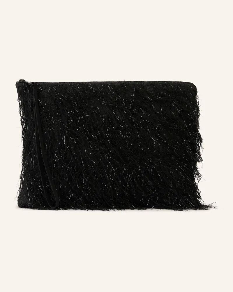 Luisa Cerano Clutch schwarz Schwarz