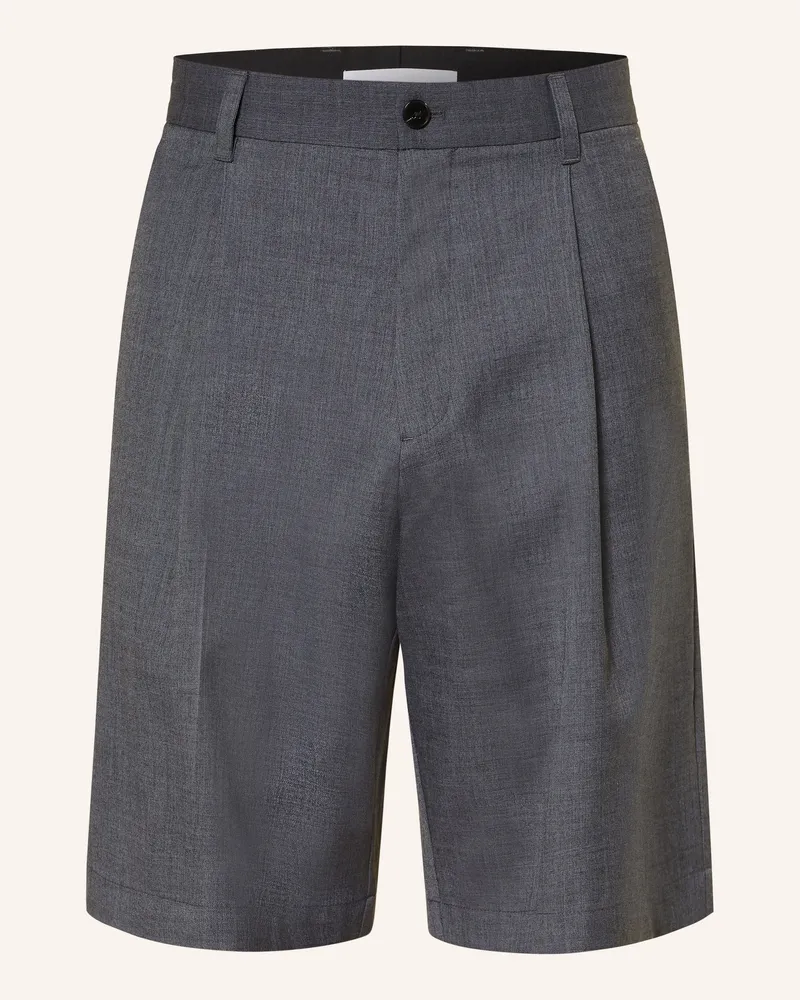 Samsøe & Samsøe Chinoshorts Samandla Loose Fit blau Dunkelgrau