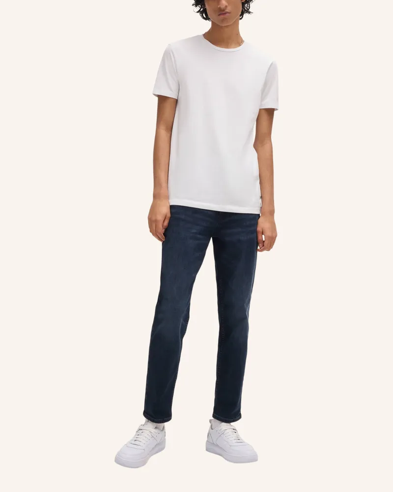 HUGO BOSS T-Shirt HUGO-ROUND Slim Fit Weiss