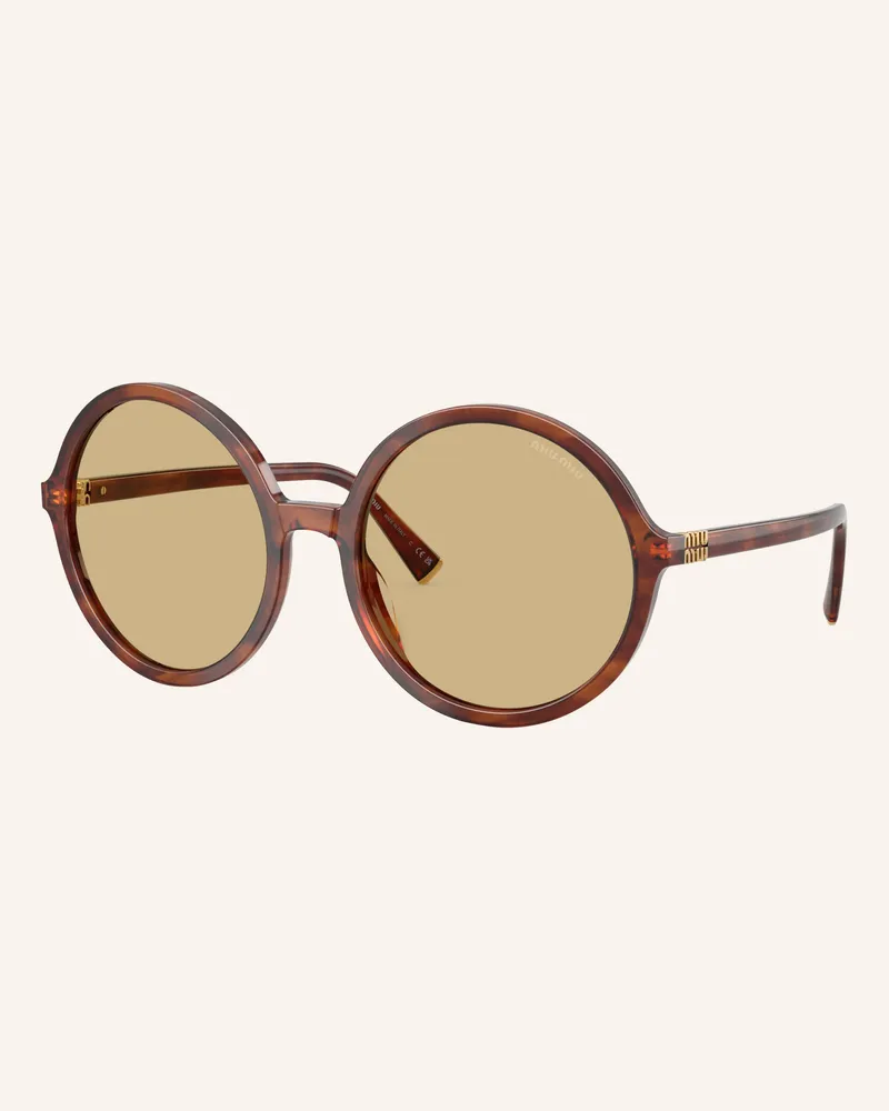 Miu Miu Sonnenbrille Mu b02s braun Havana