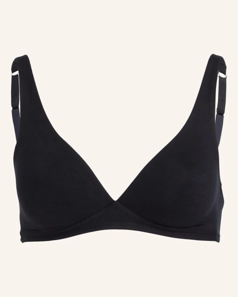 Hanro Triangel-Bh Cotton Sensation schwarz Schwarz