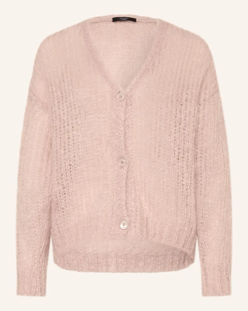 Max Mara Strickjacke DANZA aus Mohair Altrosa
