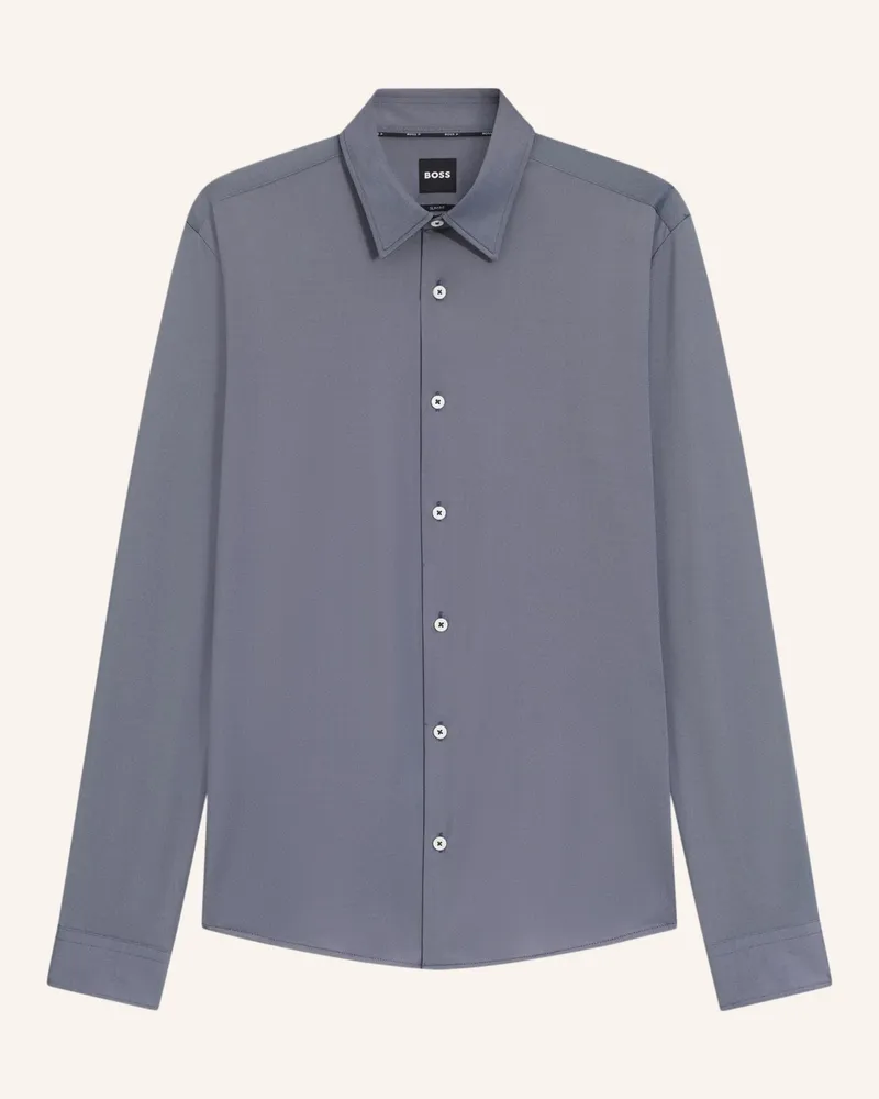 HUGO BOSS Casual Hemd P-ROAN-KENT-C1-233 Slim Fit Dunkelblau