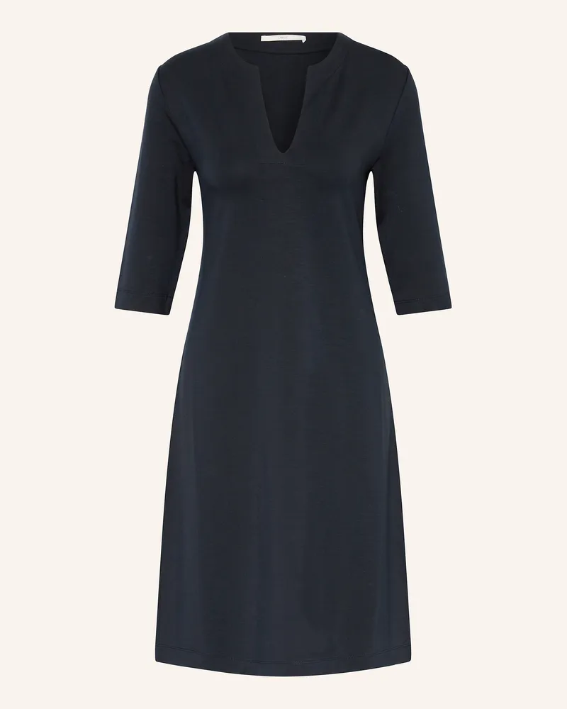 Lanius Jerseykleid mit 3/4-Arm Dunkelblau