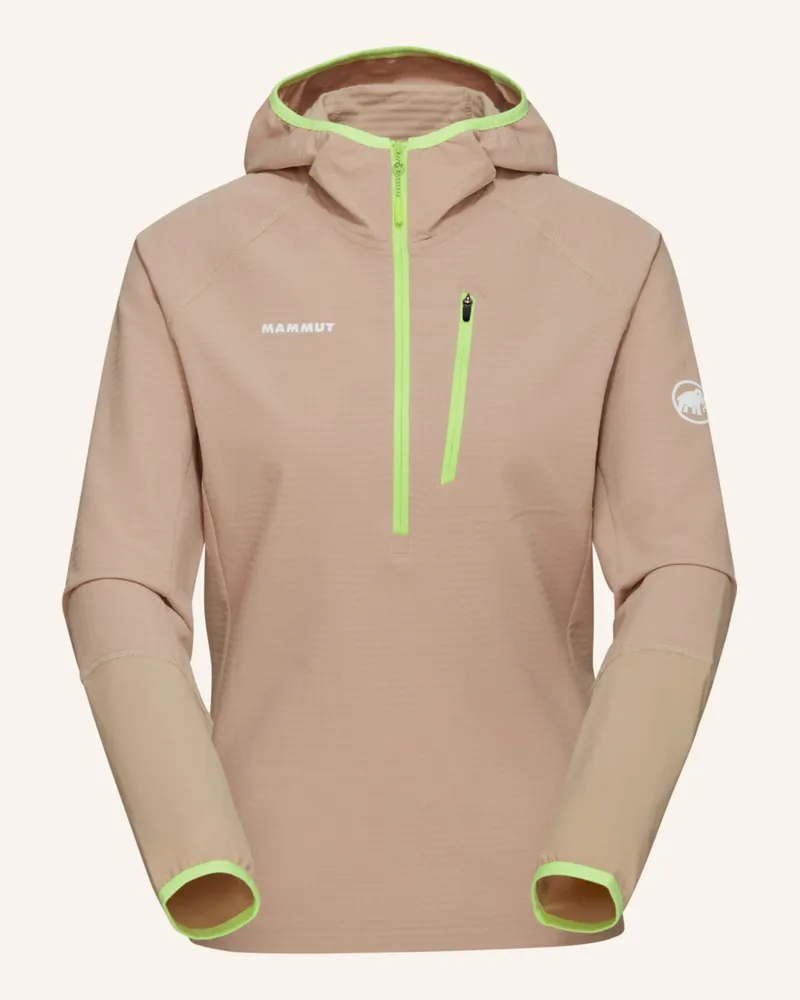 Mammut Hoody MADRIS LIGHT HALF ZIP mit Kapuze Beige
