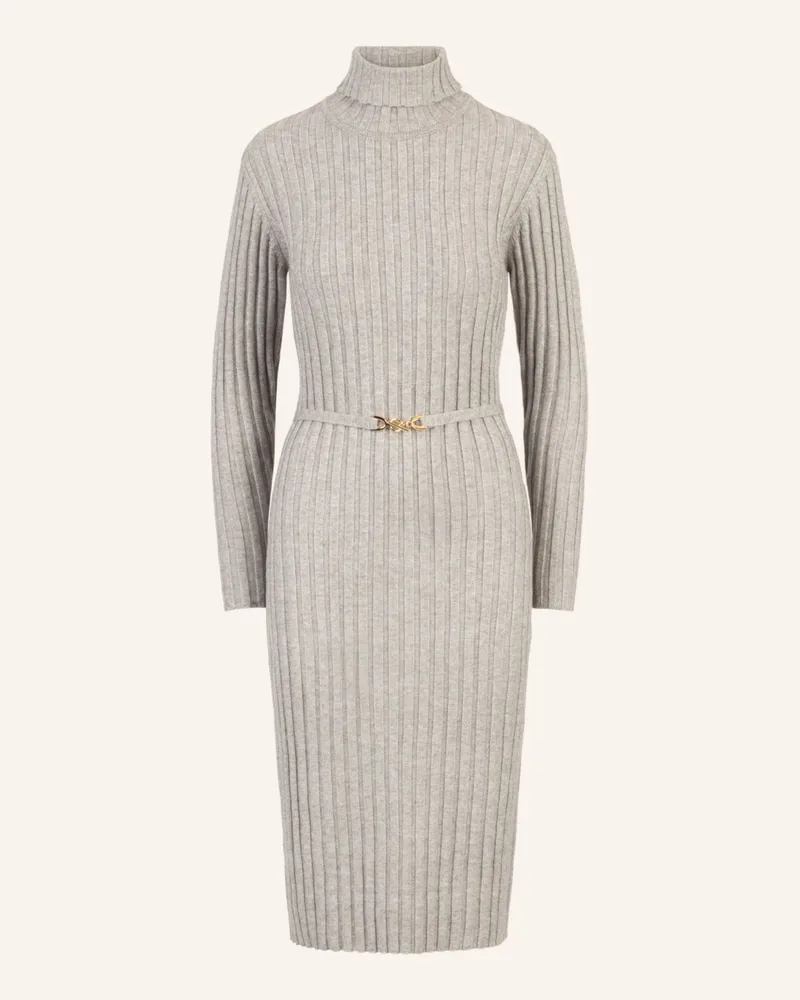 Apart Midistrickkleid Grau