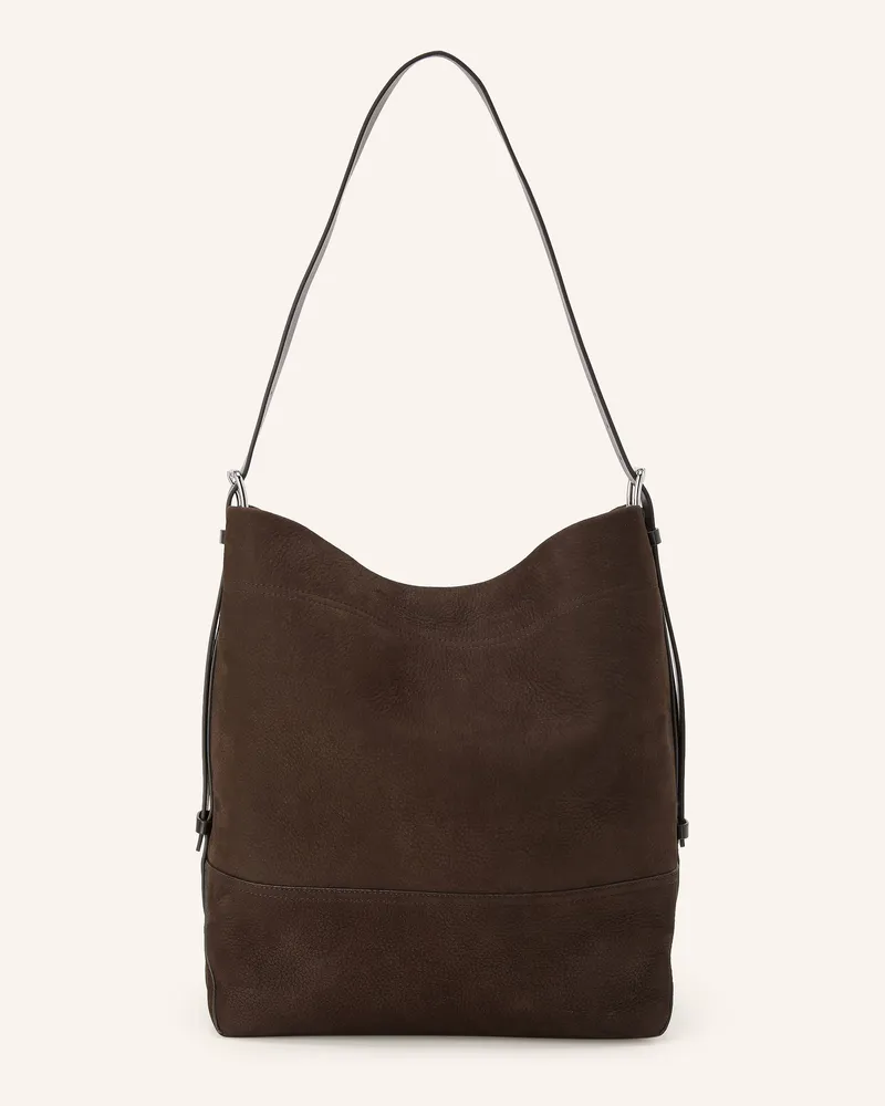 Christophe Lemaire Schultertasche braun Dunkelbraun
