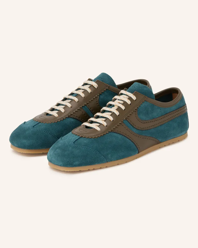 Dries van Noten Sneaker gruen Petrol